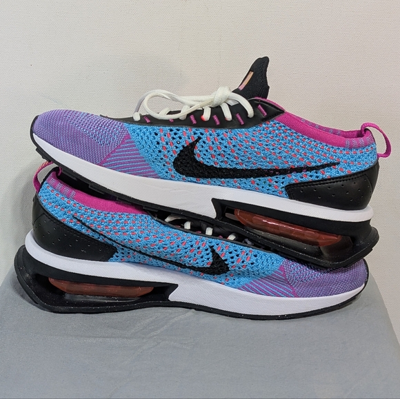 W Nike Air Max Flyknit Racer NN Fuchsia Dream/Black NEW Womens 8 Men 6.5 - Picture 8 of 10